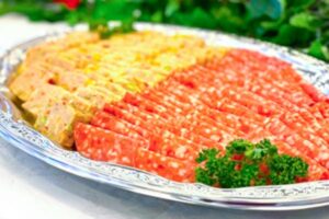 芳醇サラミと自家製ミートローフの盛り合わせ