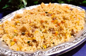 焦がし醤油の本格チャーハン