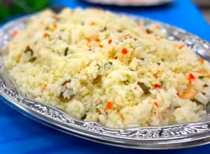 海老と野菜の香りピラフ