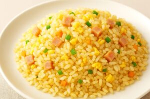 焦がし醤油の本格チャーハン